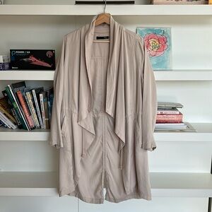 Max Jeans Long duster jacket cream size M